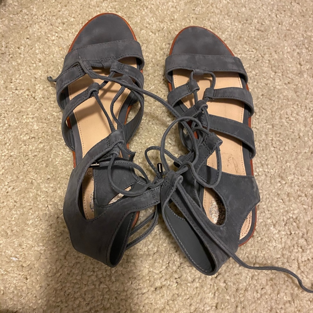 Blue Vince Camuto Lace-Up Sandal